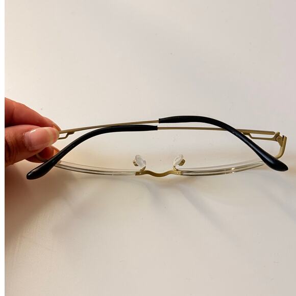 Bevel Eyeglasses 8612 Creeper AUCI Burgundy/Green Horn Rim Japan 47-18 135